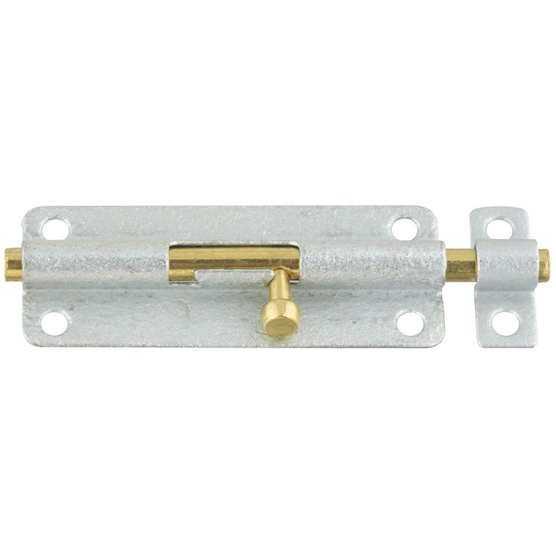 National Hardware 5 in. L Galvanized Steel Barrel Bolt