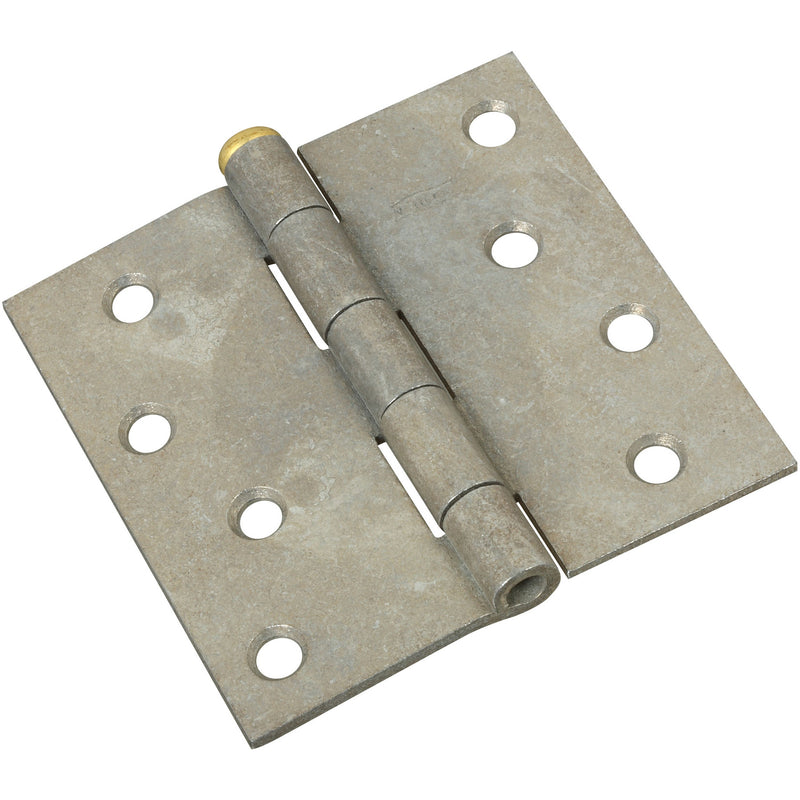 National Hardware 4 in. L Galvanized Broad Hinge 1 pk