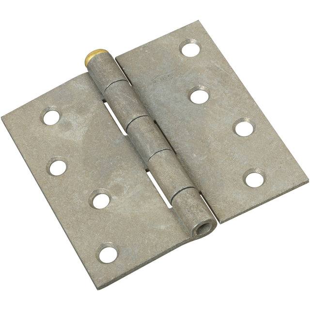 National Hardware 4 in. L Galvanized Broad Hinge 1 pk