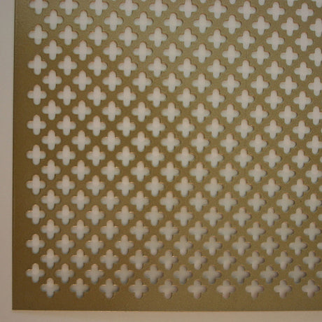 M-D 0.02 in. X 12 in. W X 24 in. L Albras Aluminum Cloverleaf Sheet Metal