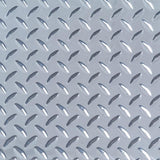 M-D 0.02 in. X 12 in. W X 24 in. L Bright Aluminum Diamond Tread Sheet Metal