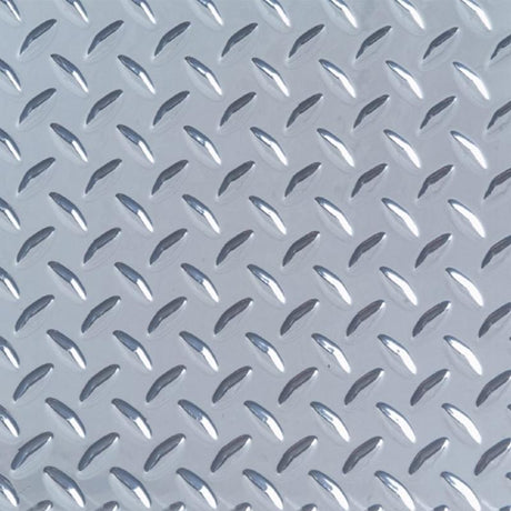M-D 0.02 in. X 12 in. W X 24 in. L Bright Aluminum Diamond Tread Sheet Metal