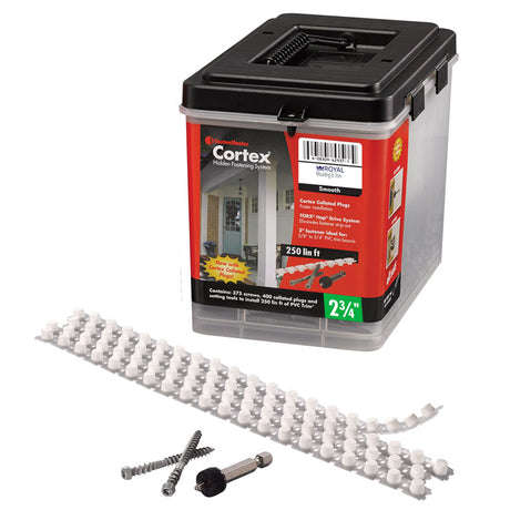 FastenMaster Cortex No. 9 X 2-3/4 in. L Star Trim Head Trim Screws with Plugs 250 pk