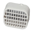 Amerimax 3 in. H X 4 in. W X 1.5 in. L White Plastic K Rodent Guard