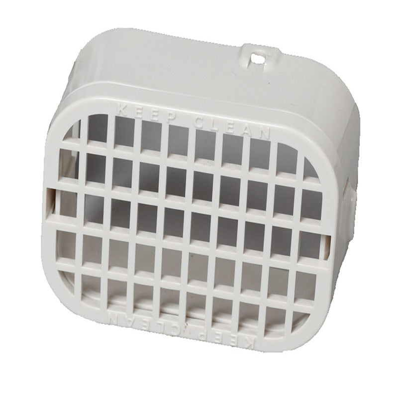 Amerimax 3 in. H X 4 in. W X 1.5 in. L White Plastic K Rodent Guard