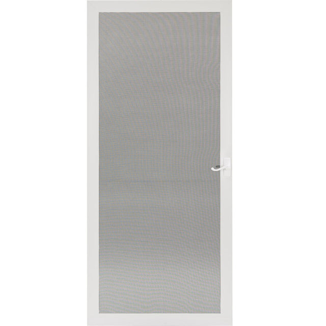 Larson 81 in. H X 32 in. W White Aluminum Screen Door