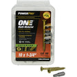 HILLMAN POWERPRO ONE No. 10 X 1-3/4 in. L Star Flat Head Multi-Material Screw 1 lb 106 pk