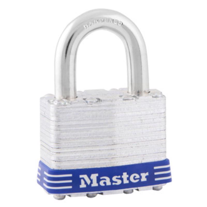 Master Lock 1-5/16 in. H X 1 in. W X 1-3/4 in. L Laminated Steel Ball Bearing Locking Padlock