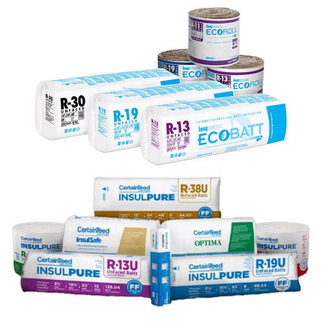 Owens Corning EcoTouch 15 in. W X 93 in. L 15 Kraft Faced Fiberglass Insulation Batt 67.81 sq ft