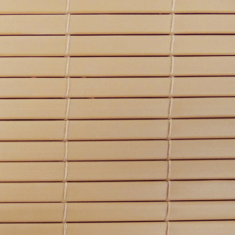 Radiance Vinyl Rollup Shade 72 in. W X 72 in. H Bamboo Cordless