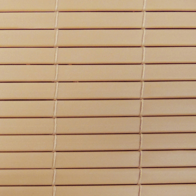 Radiance Vinyl Rollup Shade 72 in. W X 72 in. H Bamboo Cordless
