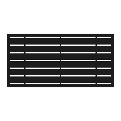 Barrette Outdoor Living Boardwalk 2 ft. W X 4 ft. L Black Polymer Screen Panel