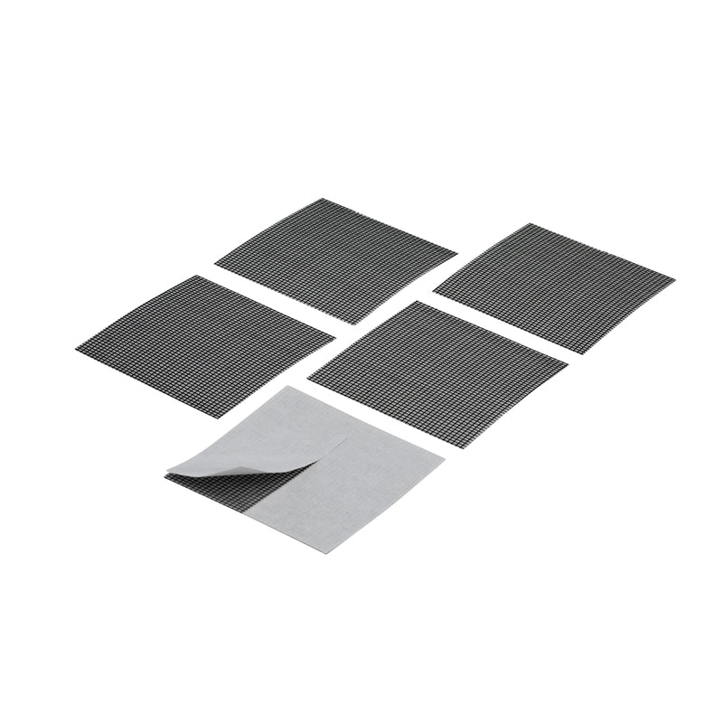 M-D Charcoal Fiberglass Screen Repair Patch 3 in. W X 3 in. L 5 pk