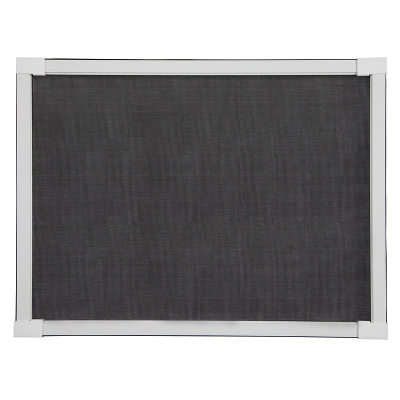 M-D White Aluminum Adjustable Screen 15 in. W X 37 in. L