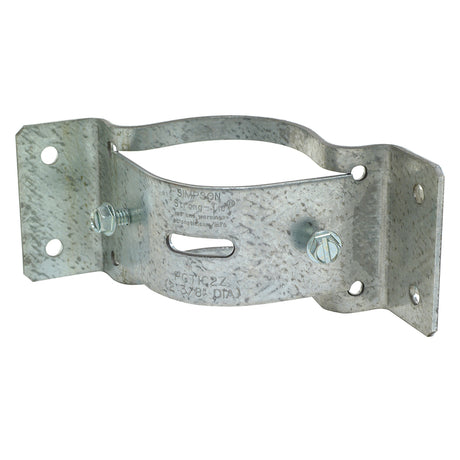 Simpson Strong-Tie 2.5 in. H X 4.75 in. W 12 Ga. Galvanized Steel Pipe Grip Tie