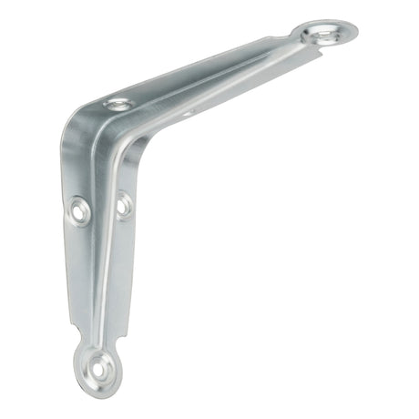 National Hardware Silver Steel Shelf Bracket 5 in. L 10 lb