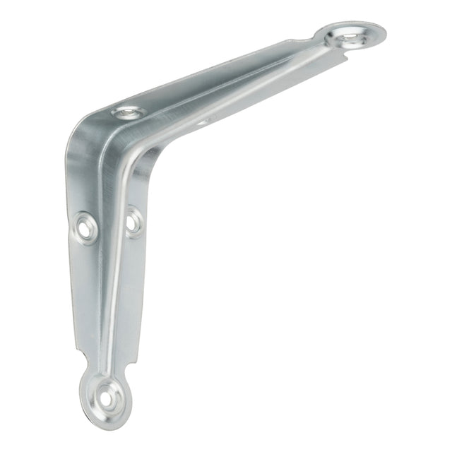 National Hardware Silver Steel Shelf Bracket 5 in. L 10 lb