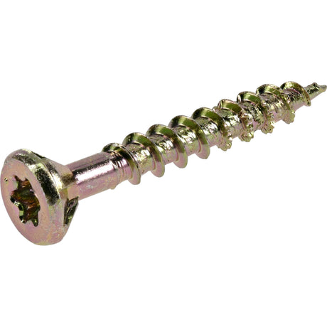 Hillman Power Pro No. 8 X 1-1/4 in. L Star Wood Screws 75 pk