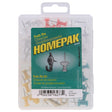 Homepak Assorted Push Pins 100 pk