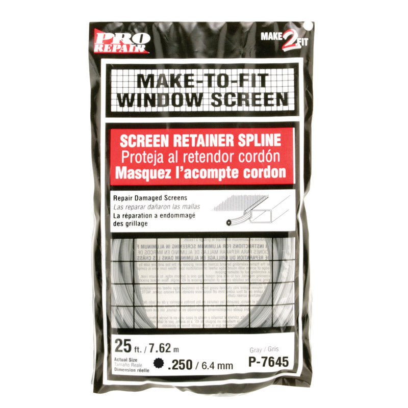 Prime-Line 0.25 in. D X 300 in. L Screen Spline Prime-Line 0.25 in. D X 300 in. L Screen Spline