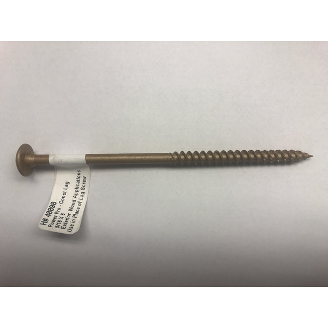 Hillman Power Pro 5/16 in. X 6 in. L Star Steel Lag Screw 1 pk