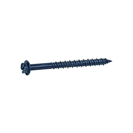 Grip-Rite 3/16 in. wire X 2-1/4 in. L Slotted Hex Washer Head Concrete Screws 100 pk