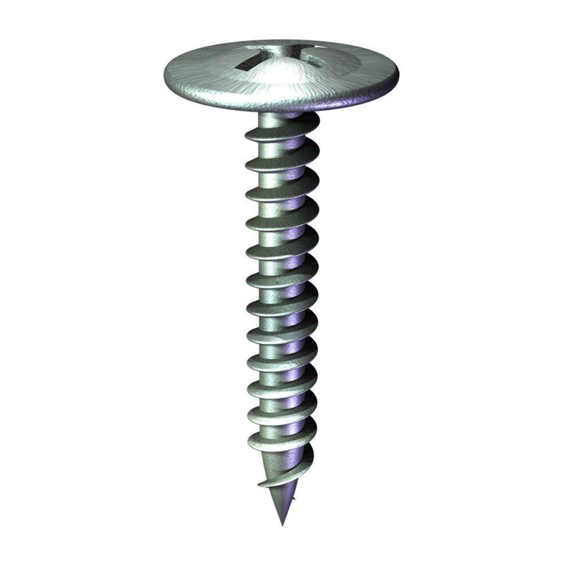 Grip-Rite Pro-Twist No. 8 wire X 1/2 in. L Phillips Truss Head Lath Screws 1 lb