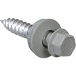 Grip-Rite Pro-Twist No. 9 Sizes X 1 in. L Hex Round Washer Head Sheet Metal Screws
