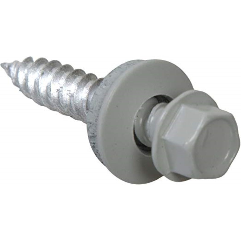 Grip-Rite Pro-Twist No. 9 Sizes X 1 in. L Hex Round Washer Head Sheet Metal Screws