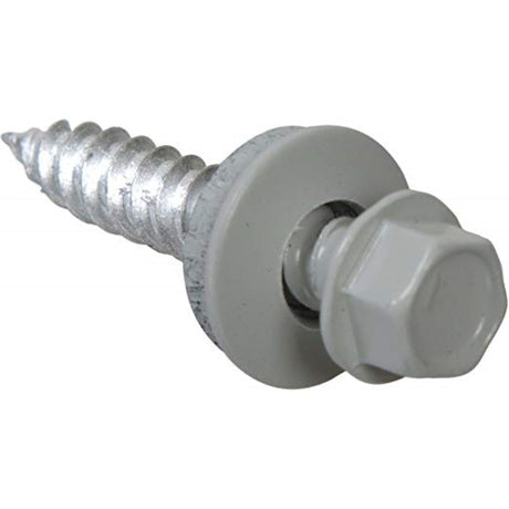 Grip-Rite Pro-Twist No. 9 Sizes X 1 in. L Hex Round Washer Head Sheet Metal Screws