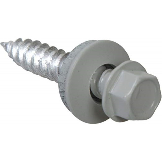Grip-Rite Pro-Twist No. 9 Sizes X 1 in. L Hex Round Washer Head Sheet Metal Screws