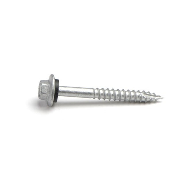 Grip-Rite Pro-Twist No. 9 Sizes X 1 in. L Hex Round Washer Head Sheet Metal Screws 40 pk