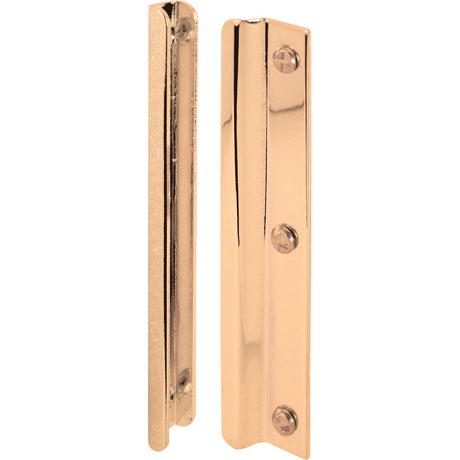 Prime-Line 6 in. H X 6 in. L Brass-Plated Steel Latch Guard