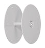 Prime-Line Gray Steel Hole Filler Plate 1 pk