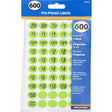 HILLMAN 6.5 in. H X 5 in. W Oval Green Price Label 600 pk