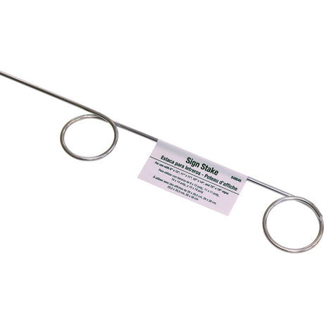 Hillman 28 in. H Silver Aluminum Pigtail Sign Stake
