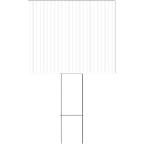 Hillman White Blank Sign 20 in. H X 24 in. W