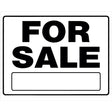 Hillman English White For Sale Sign 20 in. H X 24 in. W