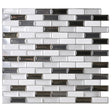 Smart Tiles 9.1 in. W X 10.2 in. L Mosaic Vinyl Adhesive Wall Tile 4 pc