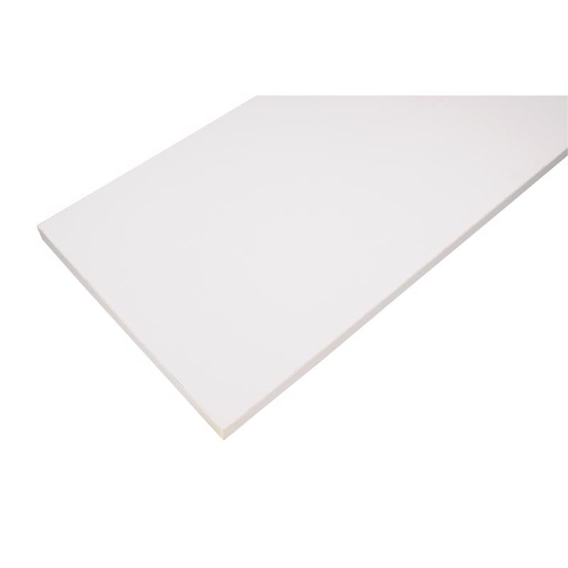 Rubbermaid 5/8 in. H X 36 in. W X 10 in. D White Wood Shelf Board