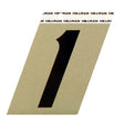 Hillman 3 in. Reflective Black Vinyl Self-Adhesive Number 1 1 pc