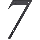 Hillman 6 in. Reflective Black Plastic Nail-On Number 7 1 pc