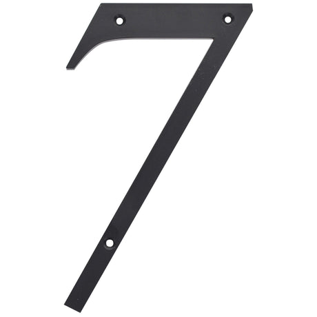 Hillman 6 in. Reflective Black Plastic Nail-On Number 7 1 pc