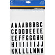 Hillman 1 in. Black Vinyl Self-Adhesive Letter and Number Set 0-9, A-Z 117 pc