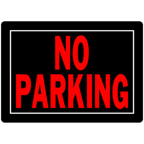 Hillman English Black Sign 10 in. H X 14 in. W