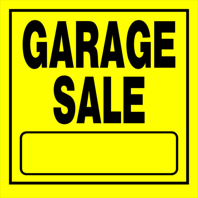 Hillman English Yellow Sign 11 in. H X 11 in. W