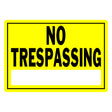 Hillman English Yellow Sign 10 in. H X 14 in. W