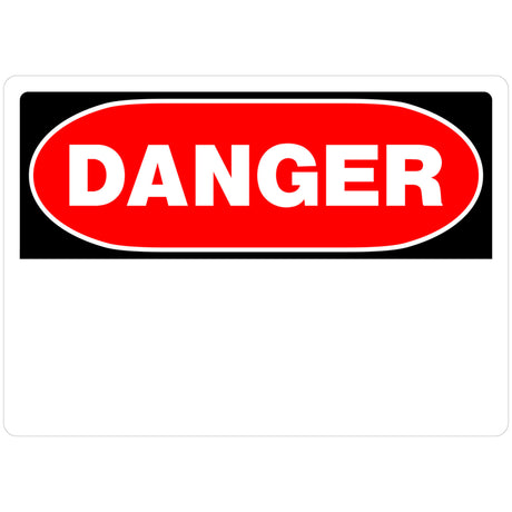 Hillman English White Sign 10 in. H X 14 in. W