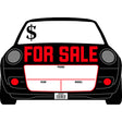 Hillman English White For Sale Sign 10 in. H X 14 in. W