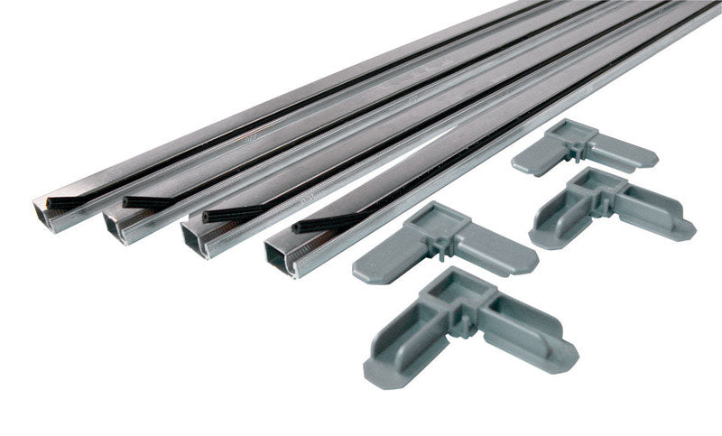 Prime-Line Mill Aluminum 5/16 in. W X 3/4 in. L Screen Frame Kit 1 pk